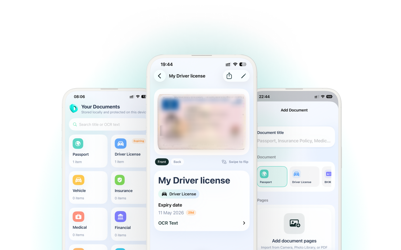 Docarus interface preview